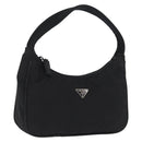 PRADA Hand Pouch Nylon Black Auth 171938-1