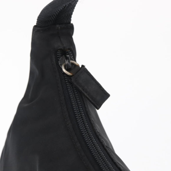 PRADA Hand Pouch Nylon Black Auth 171938