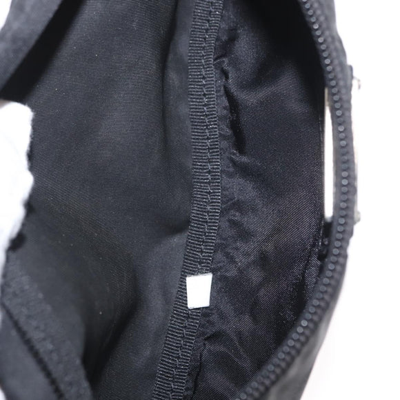 PRADA Waist bag Nylon Black Auth 171943