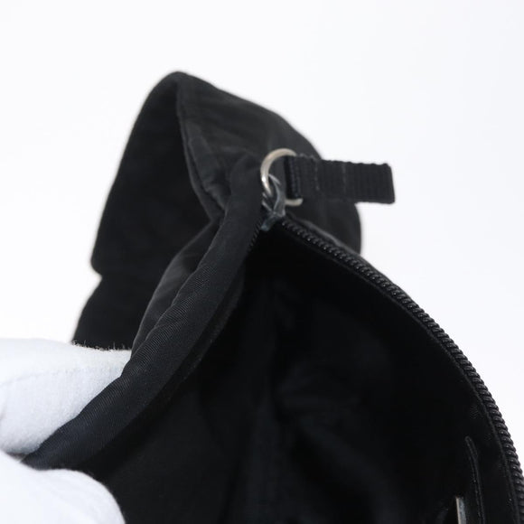 PRADA Heuptas Nylon Zwart Auth 171943