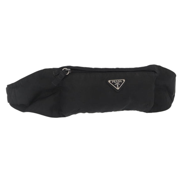 PRADA Heuptas Nylon Zwart Auth 171943