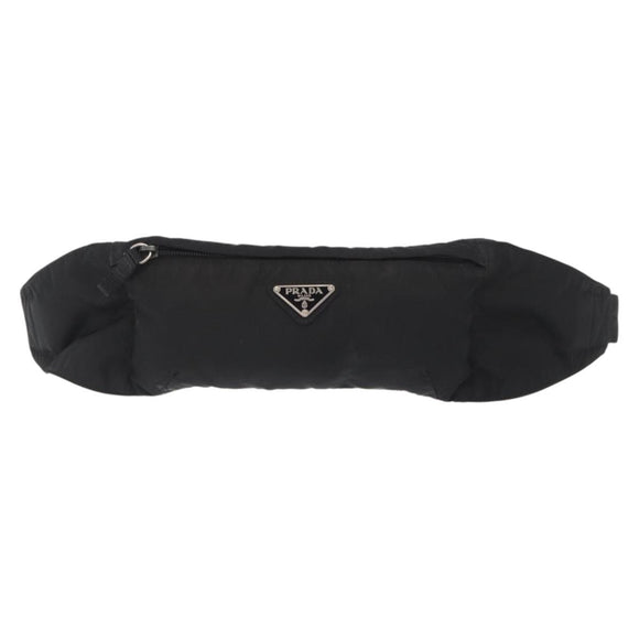 PRADA Heuptas Nylon Zwart Auth 171943
