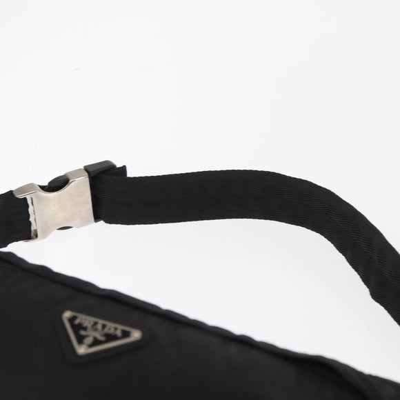 PRADA Heuptas Nylon Zwart Auth 171943