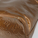 LOUIS VUITTON Monogram Vernis Houston Hand Bag Bronze M91122 LV Auth 171944-15