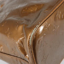 LOUIS VUITTON Monogram Vernis Houston Hand Bag Bronze M91122 LV Auth 171944-16