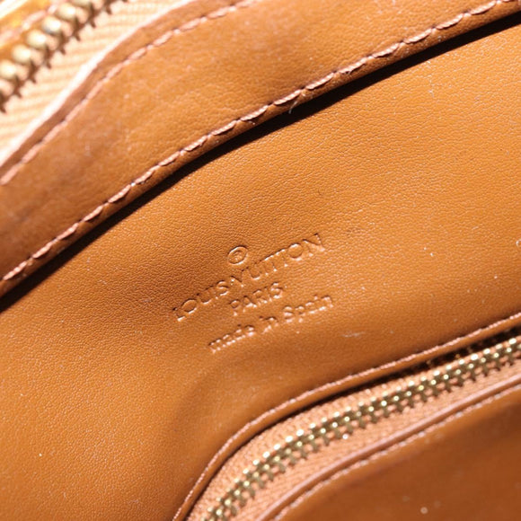 LOUIS VUITTON Monogram Vernis Houston Hand Bag Bronze M91122 LV Auth 171944