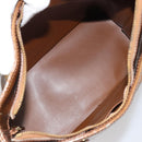 LOUIS VUITTON Monogram Vernis Houston Hand Bag Bronze M91122 LV Auth 171944-11