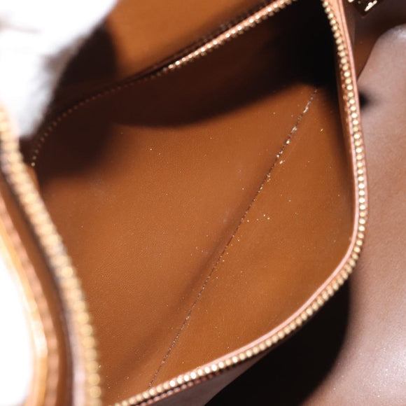 LOUIS VUITTON Monogram Vernis Houston Hand Bag Bronze M91122 LV Auth 171944