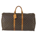 LOUIS VUITTON Monogram Keepall 55 Boston Bag M41424 LV Auth 171947-2