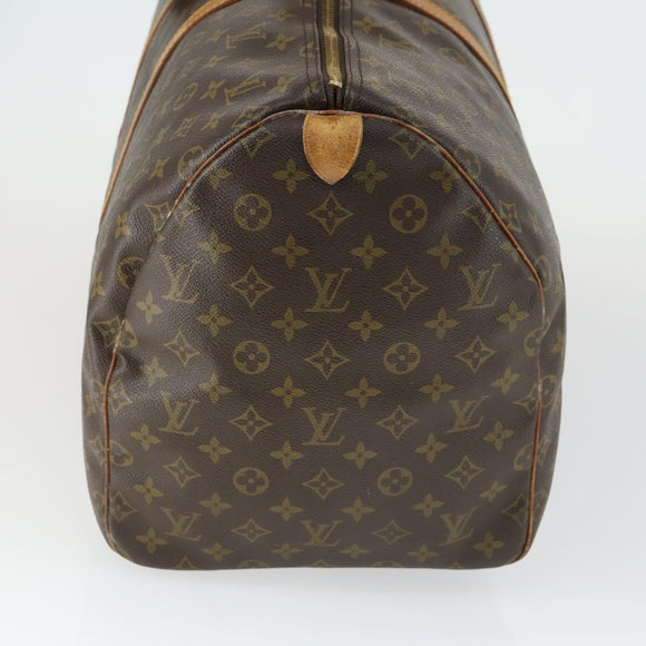 LOUIS VUITTON Monogram Keepall 55 Boston Tas M41424 LV Auth 171947