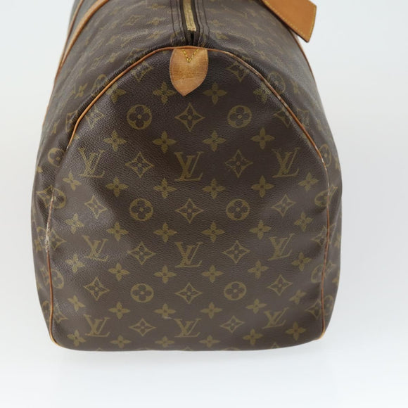 LOUIS VUITTON Monogram Keepall 55 Boston Tas M41424 LV Auth 171947