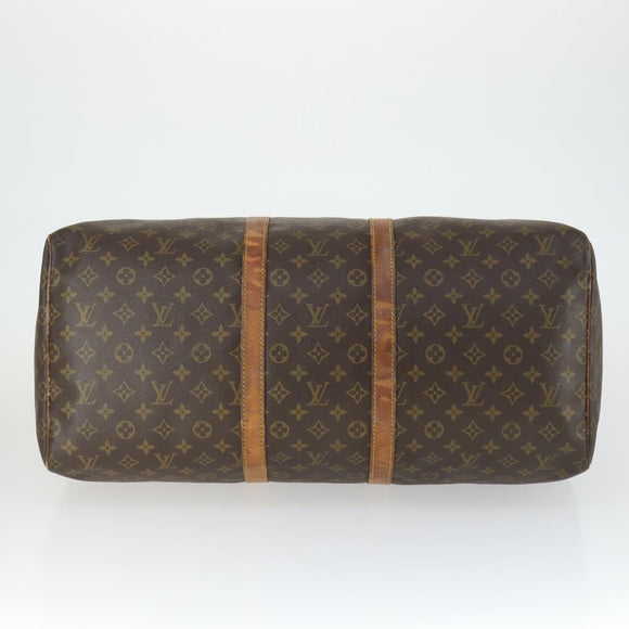 LOUIS VUITTON Monogram Keepall 55 Boston Tas M41424 LV Auth 171947