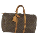 LOUIS VUITTON Monogram Keepall 50 Boston Bag M41426 LV Auth 171948-1