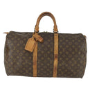 LOUIS VUITTON Monogram Keepall 50 Boston Bag M41426 LV Auth 171948-13
