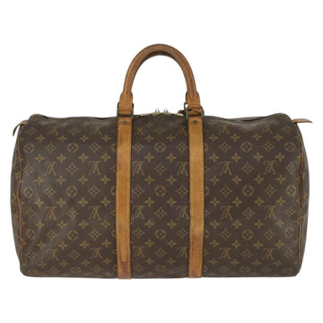 LOUIS VUITTON Monogram Keepall 50 Boston Bag M41426 LV Auth 171948 - 0