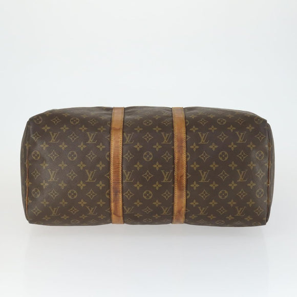 LOUIS VUITTON Monogram Keepall 50 Boston Bag M41426 LV Auth 171948