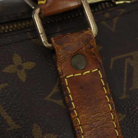 LOUIS VUITTON Monogram Keepall Bandouliere 50 Boston Bag M41416 LV Auth 171949