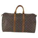 LOUIS VUITTON Monogram Keepall Bandouliere 50 Boston Bag M41416 LV Auth 171949-13