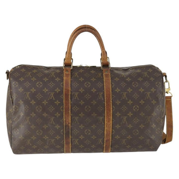 LOUIS VUITTON Monogram Keepall Bandouliere 50 Boston Bag M41416 LV Auth 171949 - 0
