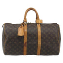 LOUIS VUITTON Monogram Keepall 45 Boston Bag M41428 LV Auth 171950-13