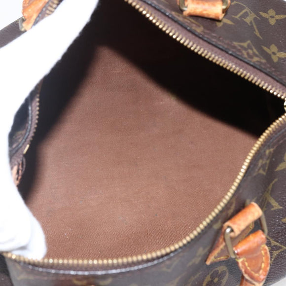 LOUIS VUITTON Monogram Speedy 25 Hand Bag M41528 LV Auth 171952