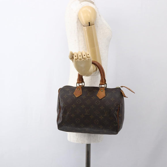 LOUIS VUITTON Monogram Speedy 25 Hand Bag M41528 LV Auth 171952