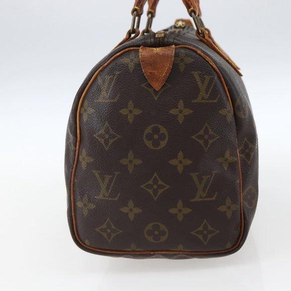 LOUIS VUITTON Monogram Speedy 25 Hand Bag M41528 LV Auth 171952