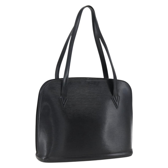 LOUIS VUITTON Epi Lussac Shoulder Bag Black M52282 LV Auth 171960