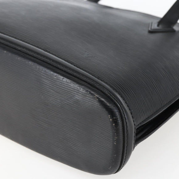 LOUIS VUITTON Epi Lussac Shoulder Bag Black M52282 LV Auth 171960