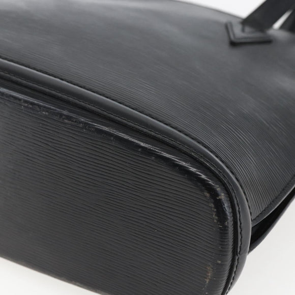 LOUIS VUITTON Epi Lussac Shoulder Bag Black M52282 LV Auth 171960