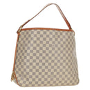 LOUIS VUITTON Damier Azur Delightful MM Shoulder Bag N41448 LV Auth 171963V-1