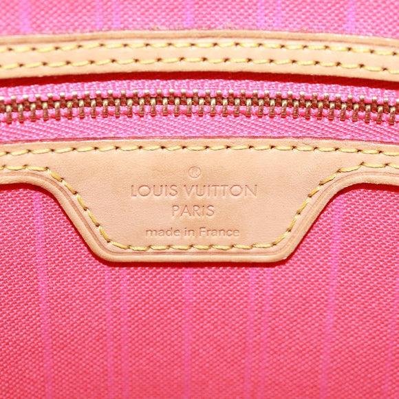 LOUIS VUITTON Damier Azur Delightful MM Shoulder Bag N41448 LV Auth 171963V