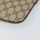 GUCCI GG Supreme Web Sherry Line Bag PVC Beige Gold 904 02 047 Auth 171964-12