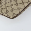 GUCCI GG Supreme Web Sherry Line Bag PVC Beige Gold 904 02 047 Auth 171964-13