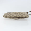 GUCCI GG Supreme Web Sherry Line Bag PVC Beige Gold 904 02 047 Auth 171964-9
