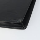 LOUIS VUITTON Epi Pochette Homme Clutch Bag Black M52522 LV Auth 171980-10