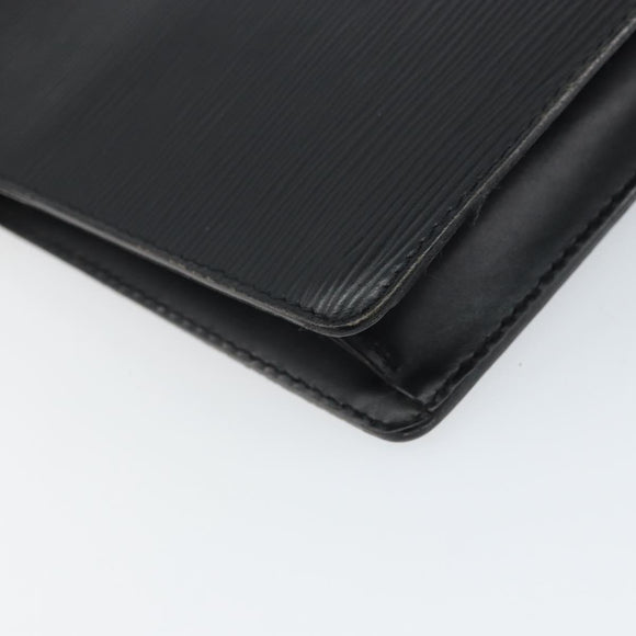 LOUIS VUITTON Epi Pochette Homme Clutch Bag Black M52522 LV Auth 171980