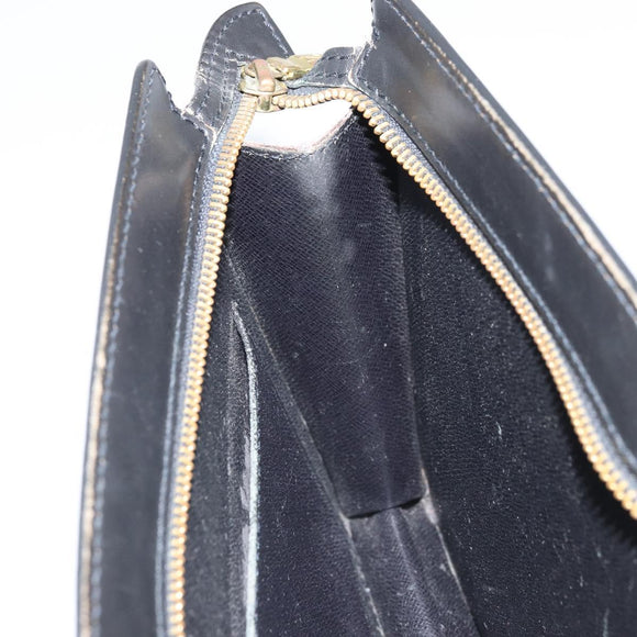 LOUIS VUITTON Epi Pochette Homme Clutch Bag Black M52522 LV Auth 171980