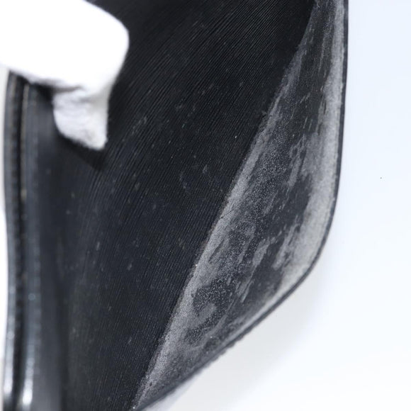 LOUIS VUITTON Epi Pochette Homme Clutch Bag Black M52522 LV Auth 171980