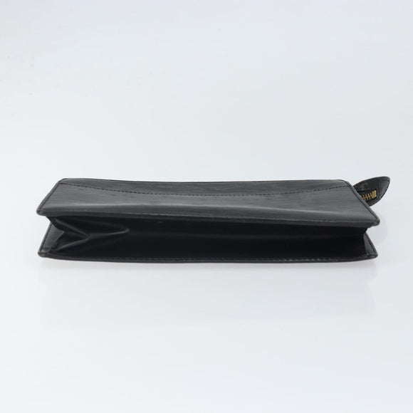 LOUIS VUITTON Epi Pochette Homme Clutch Bag Black M52522 LV Auth 171980