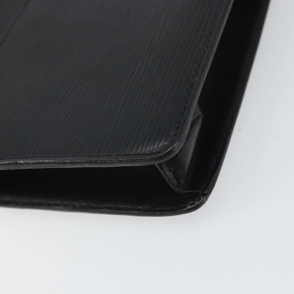 LOUIS VUITTON Epi Pochette Homme Clutch Bag Black M52522 LV Auth 171980