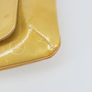 LOUIS VUITTON Monogram Vernis Thompson Street Bag Beige M91301 LV Auth 171983-14