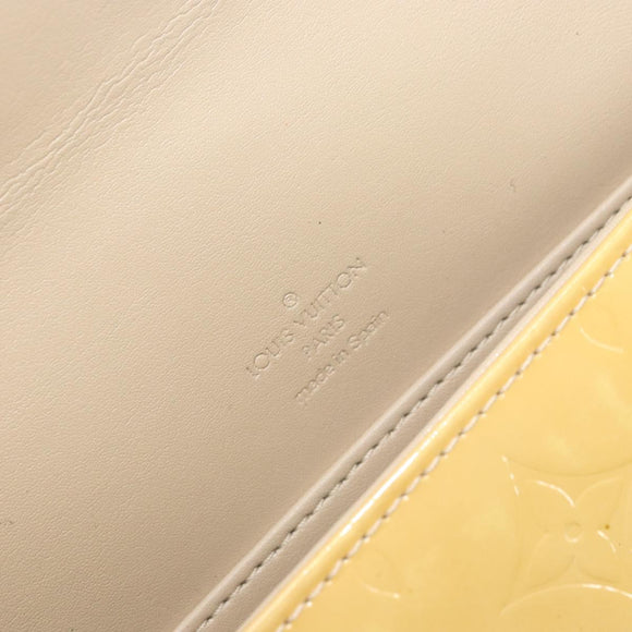LOUIS VUITTON Monogram Vernis Thompson Street Bag Beige M91301 LV Auth 171983