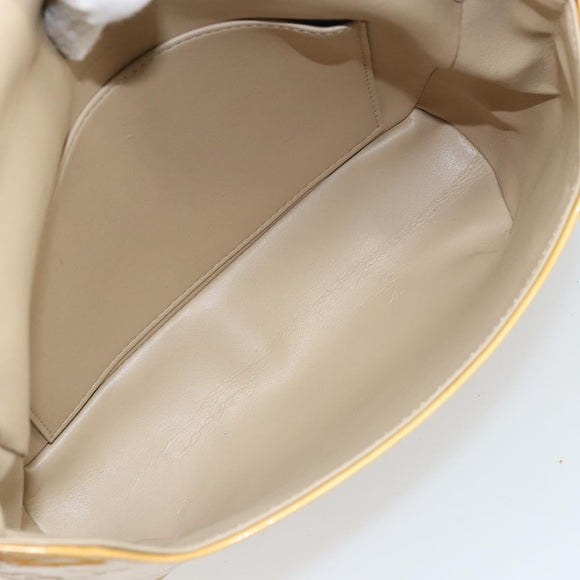 LOUIS VUITTON Monogram Vernis Thompson Street Bag Beige M91301 LV Auth 171983