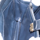 GUCCI GG Supreme Sherry Line Shoulder Bag PVC Navy Gold Auth 171984-22