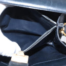 GUCCI GG Supreme Sherry Line Shoulder Bag PVC Navy Gold Auth 171984-24
