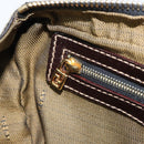 FENDI Zucca Canvas Schultertasche Schwarz Braun Auth 171985-22