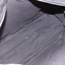 HERMES Her Line Tote MM Hand Bag Canvas Gray Silver Auth 171988-15