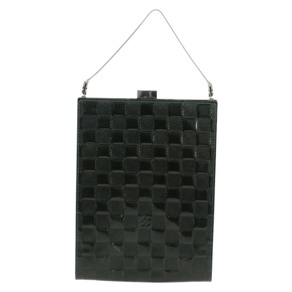 LOUIS VUITTON Damier Vernis Anju GM Hand Bag Green M92105 LV Auth 171996V
