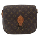 LOUIS VUITTON Monogram Saint Cloud GM Shoulder Bag M51242 LV Auth 171997-13